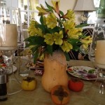 squash with flowers